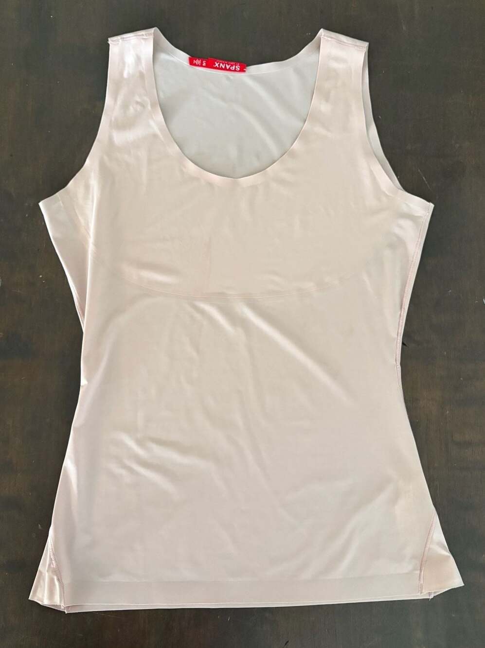 Spanx Thinstincts Improved Hem Tank Shapewear Cami Soft Nude Size Large